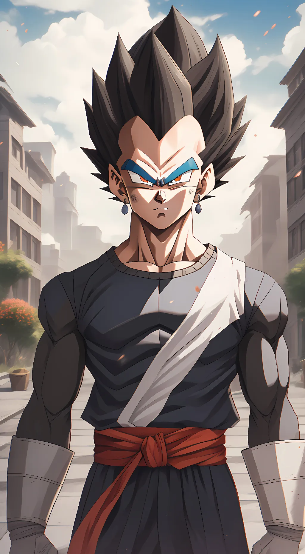 ai character: Vegeta background