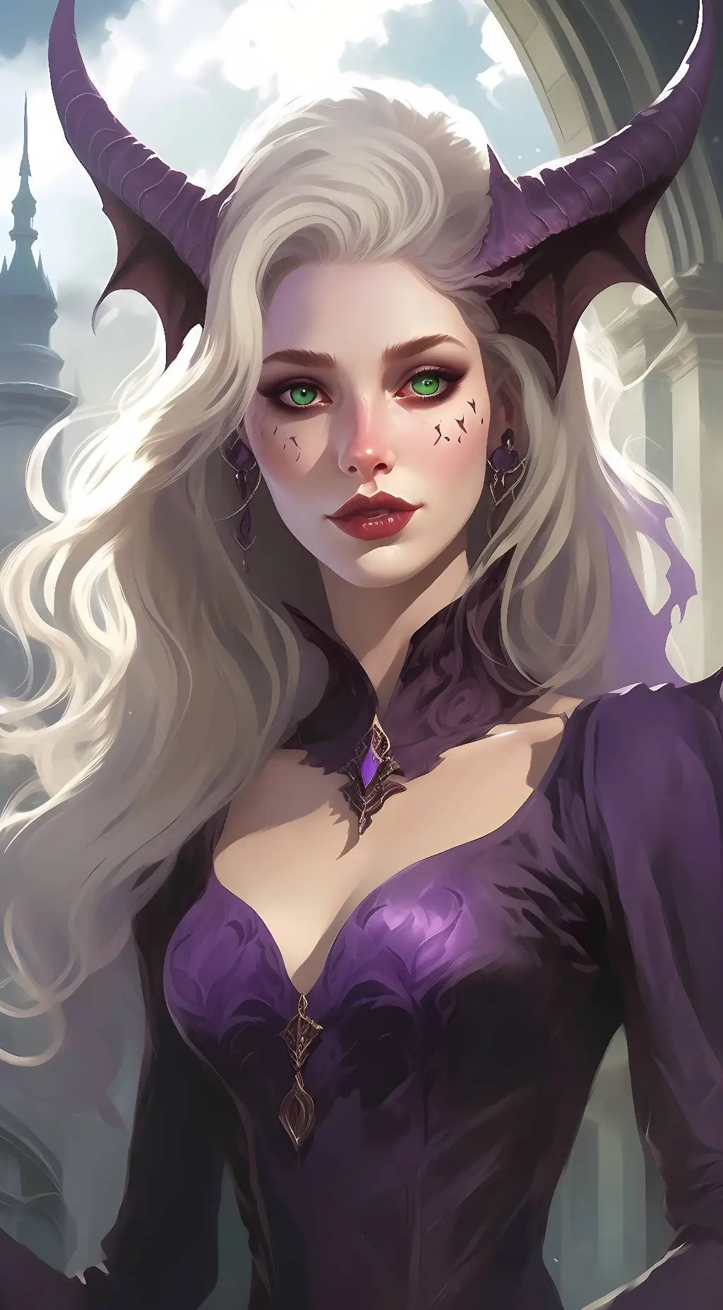 ai character: Genevieve  background