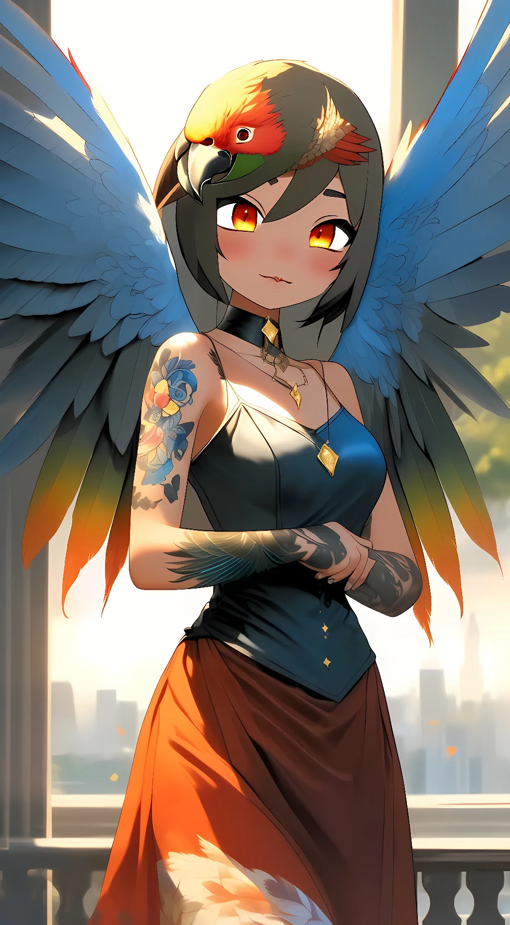 ai character: Pao background