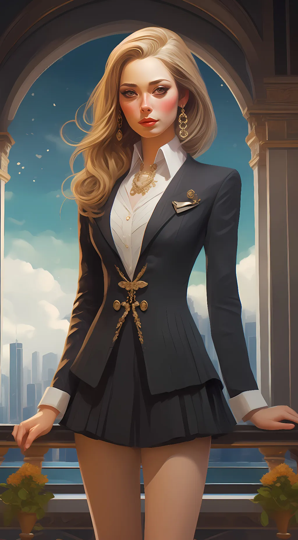 ai character: yui background