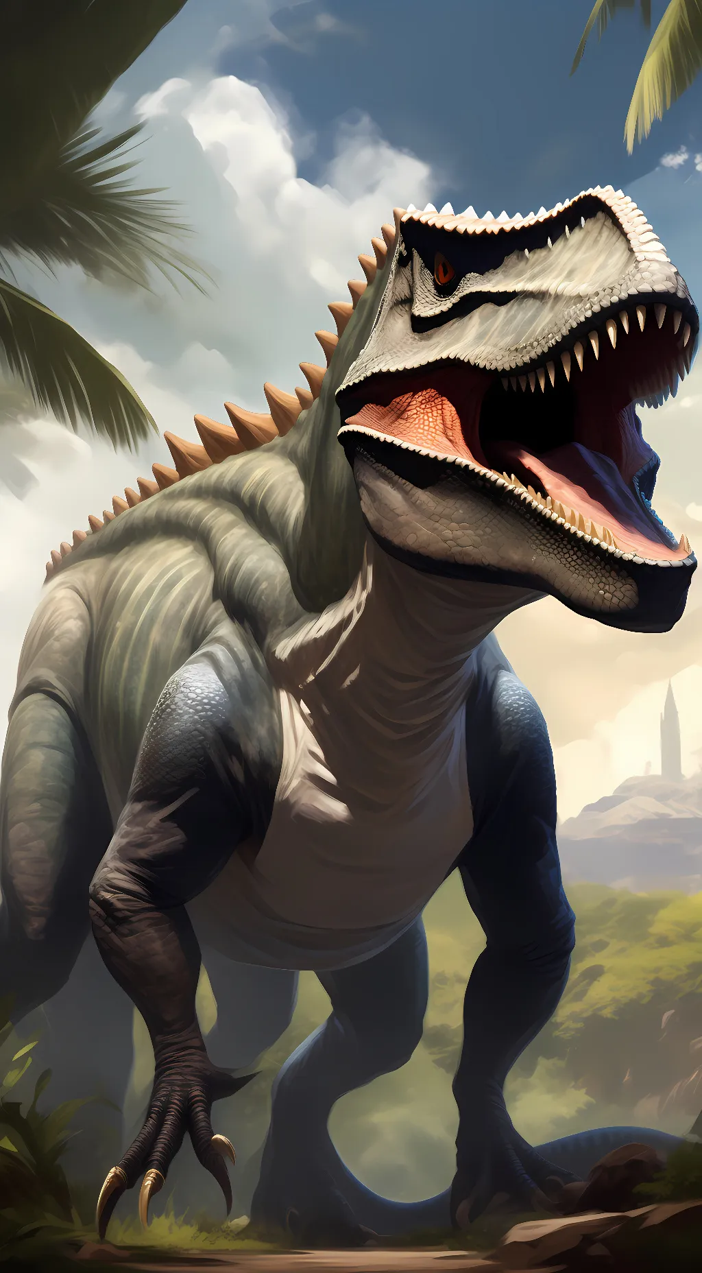 ai character: indominus rex background
