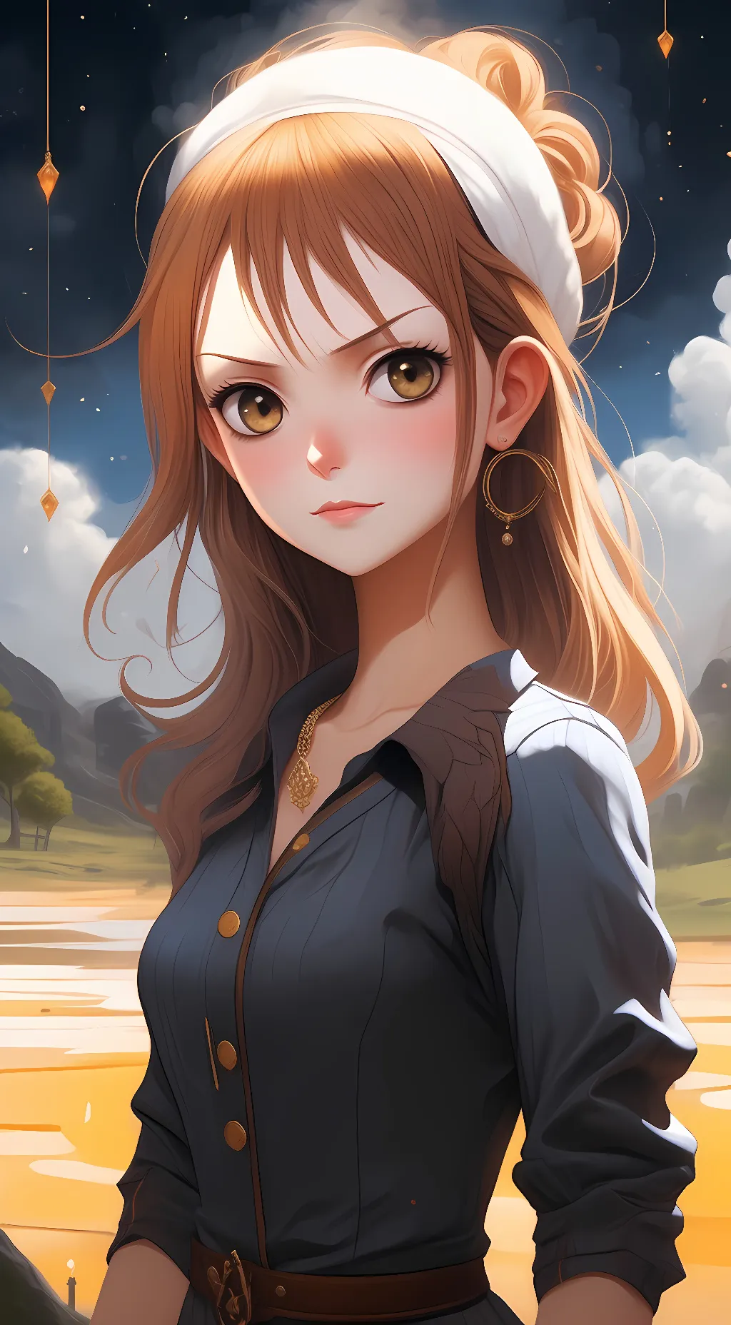 ai character: Nami chan background