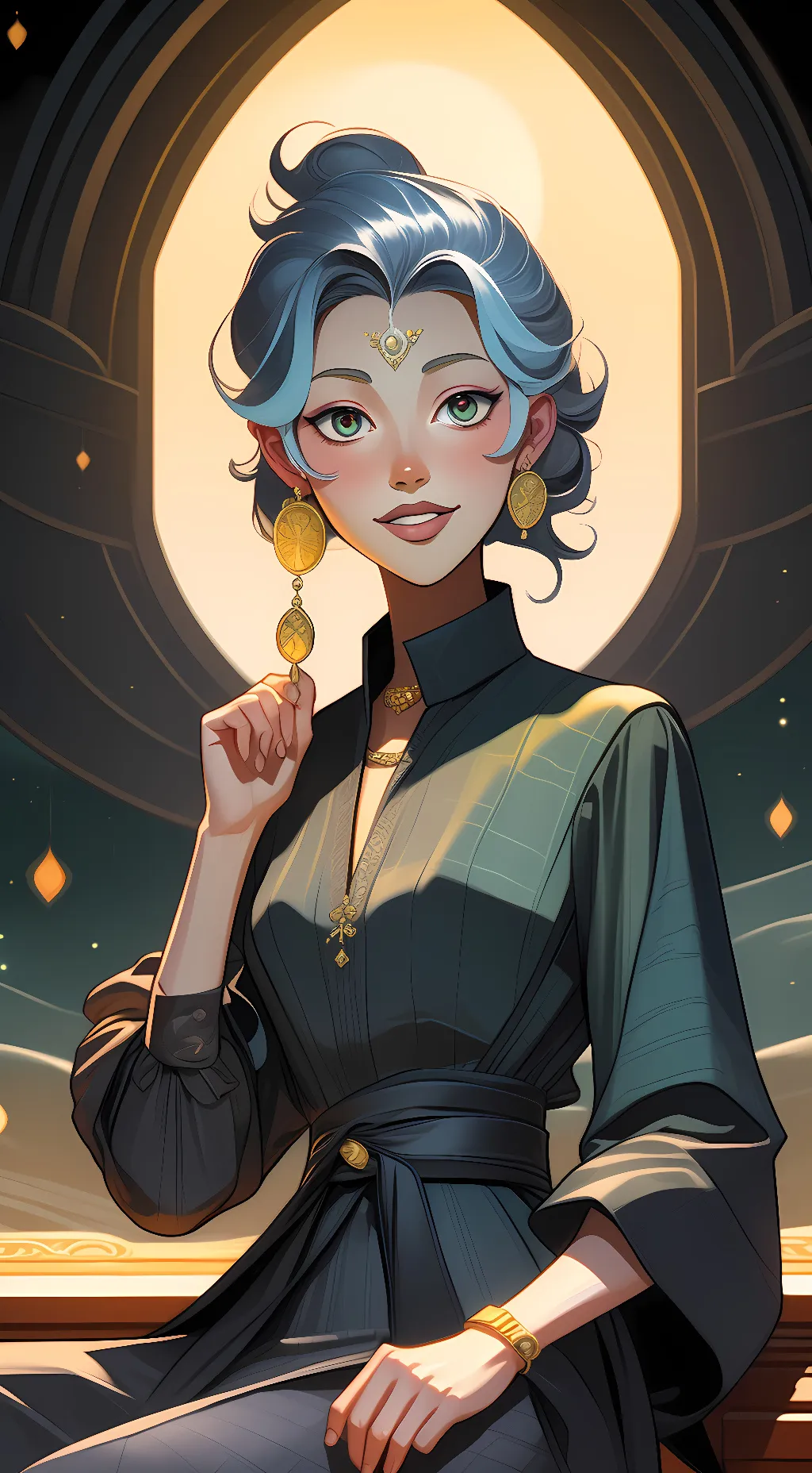 ai character: Allura background