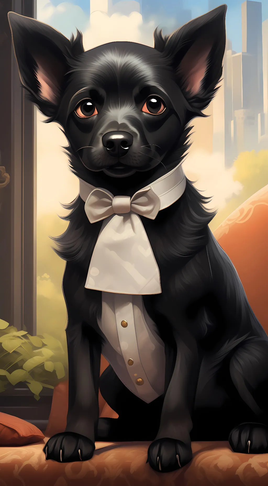 ai character: finigin background