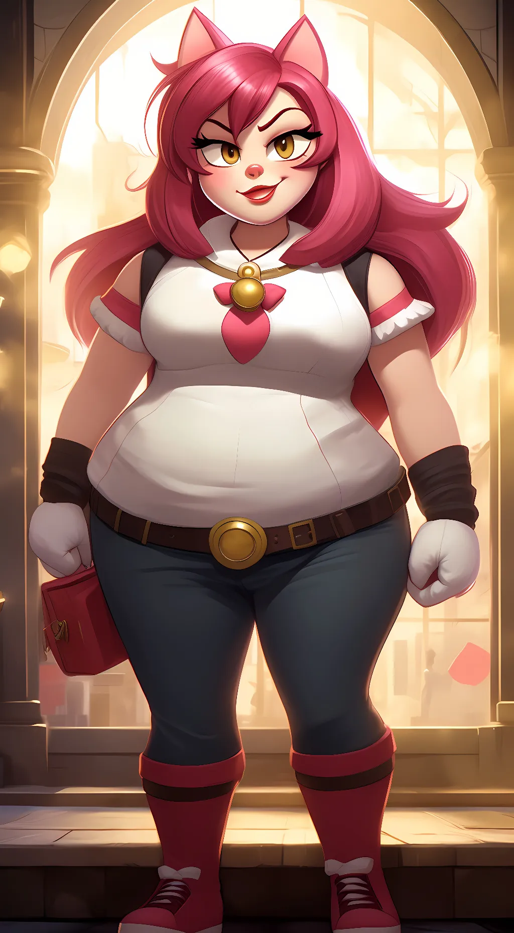 ai character: Amy rose background