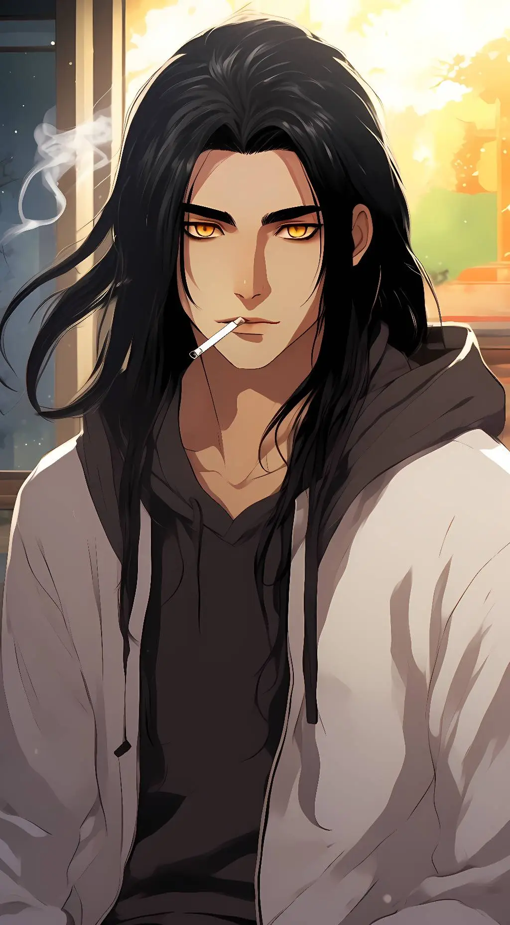 ai character: Tora background