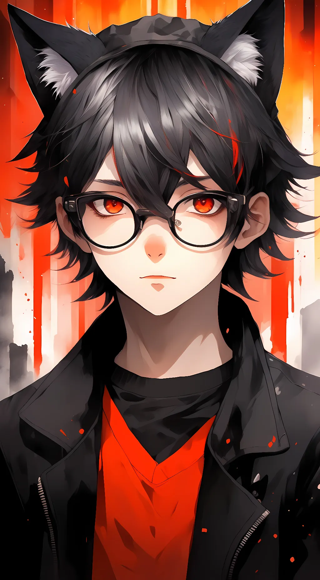 ai character: Aji Akahiro background