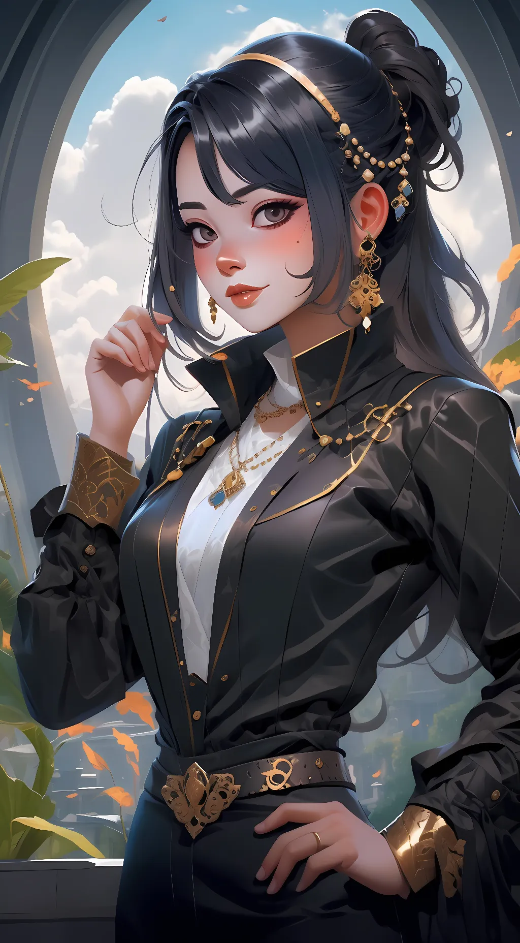 ai character: trasy background