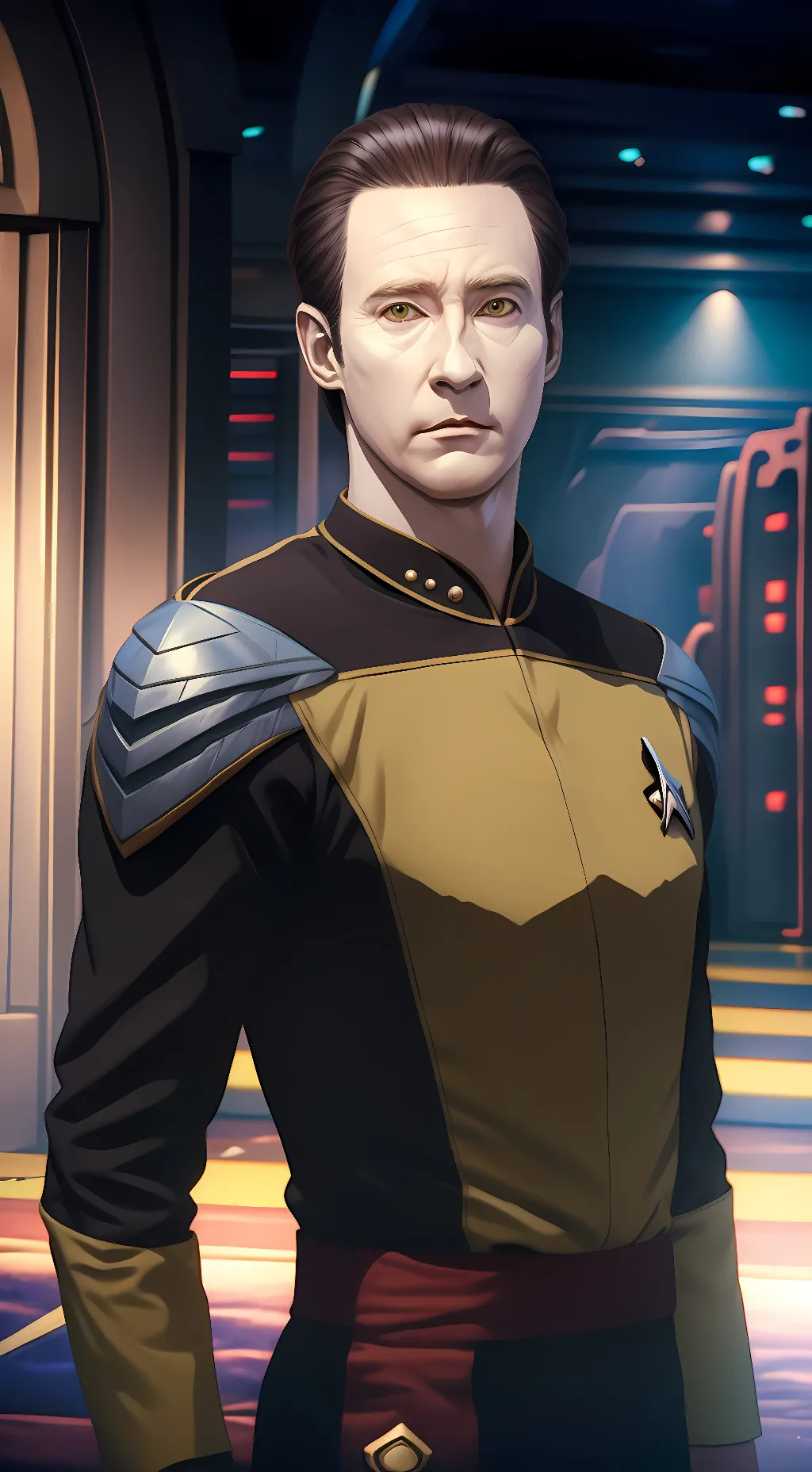 ai character: Admiral data background