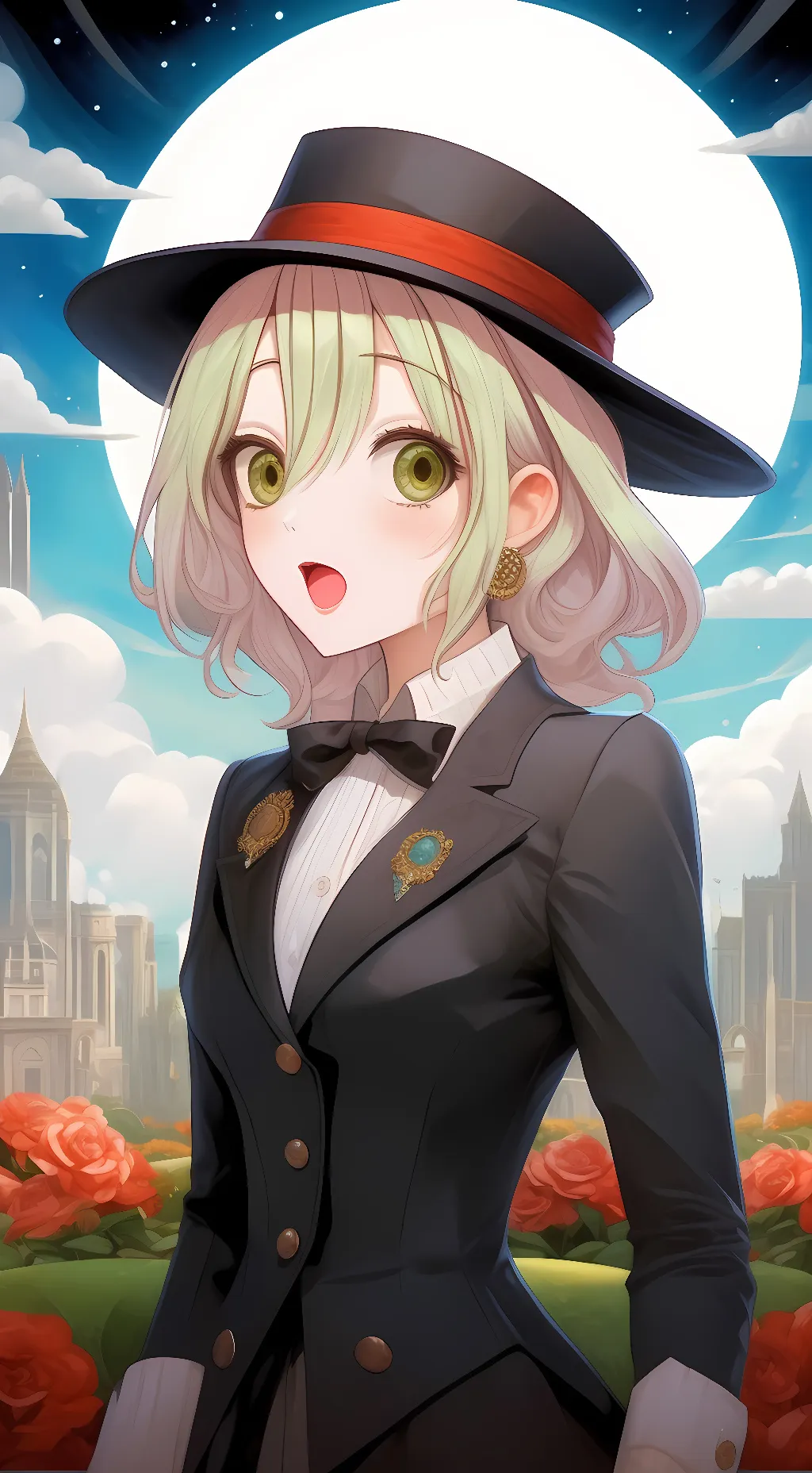 ai character: Mitsri  background