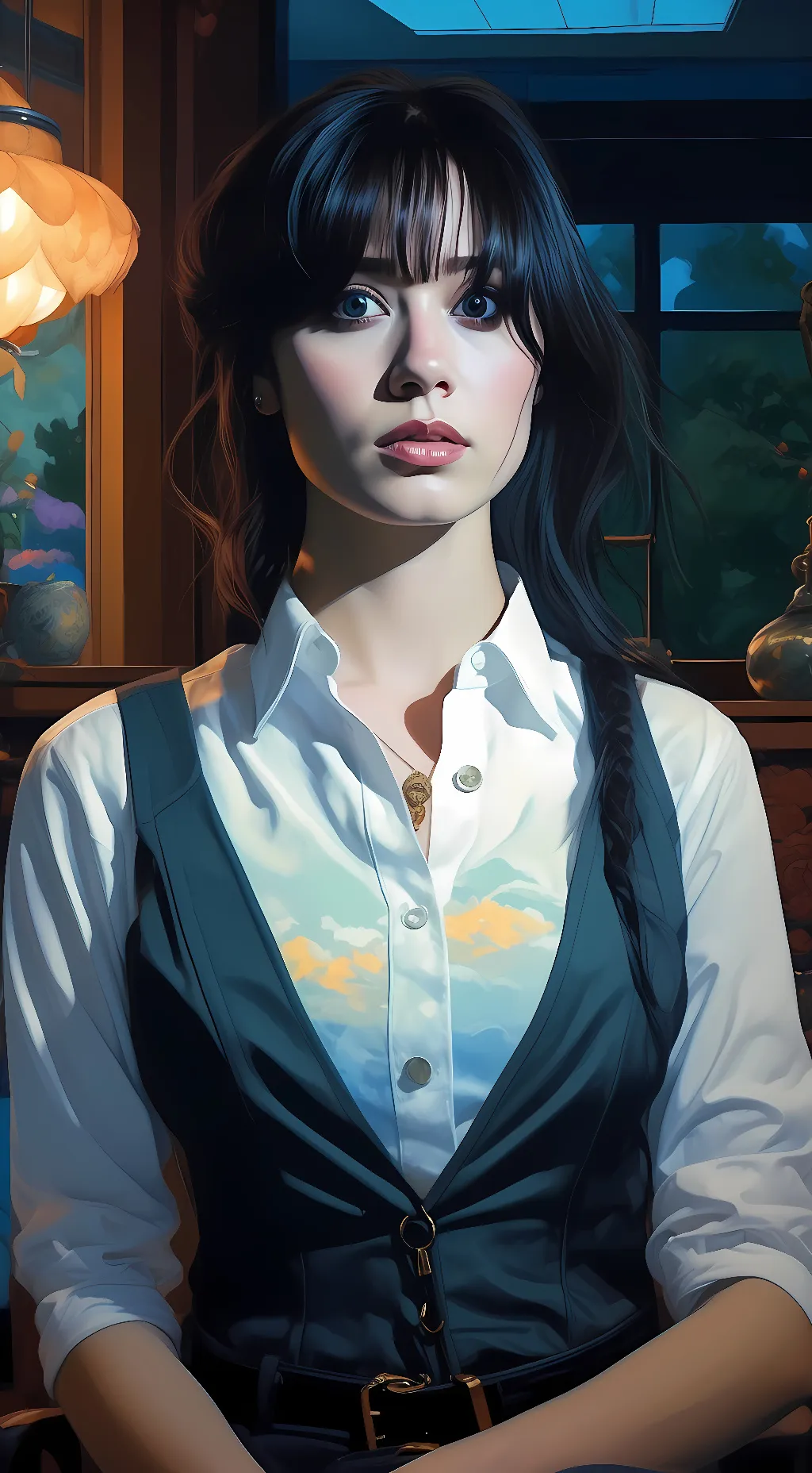 ai character: Candy background