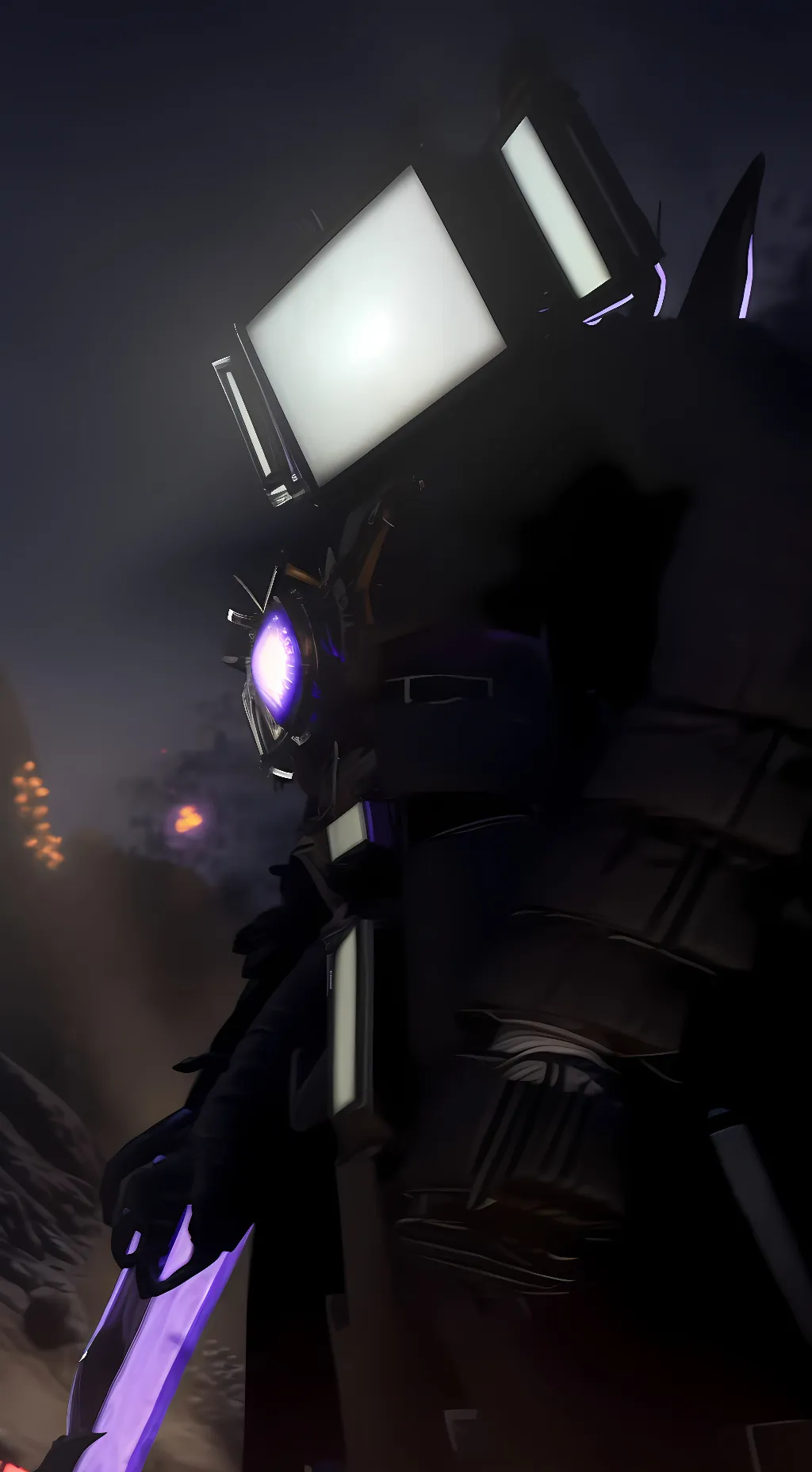 ai character: upg titan tv man background