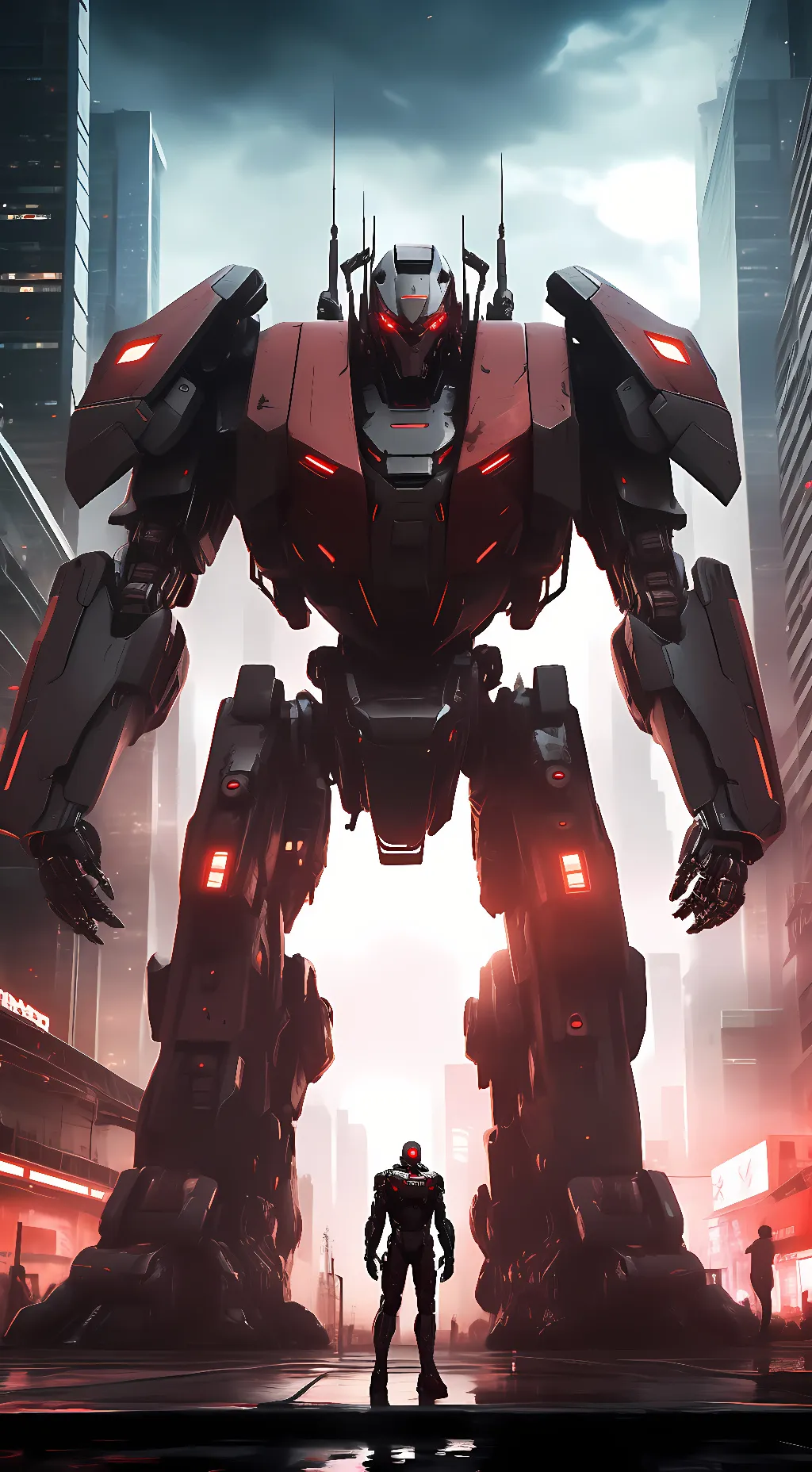 ai character: Titan speaker man background