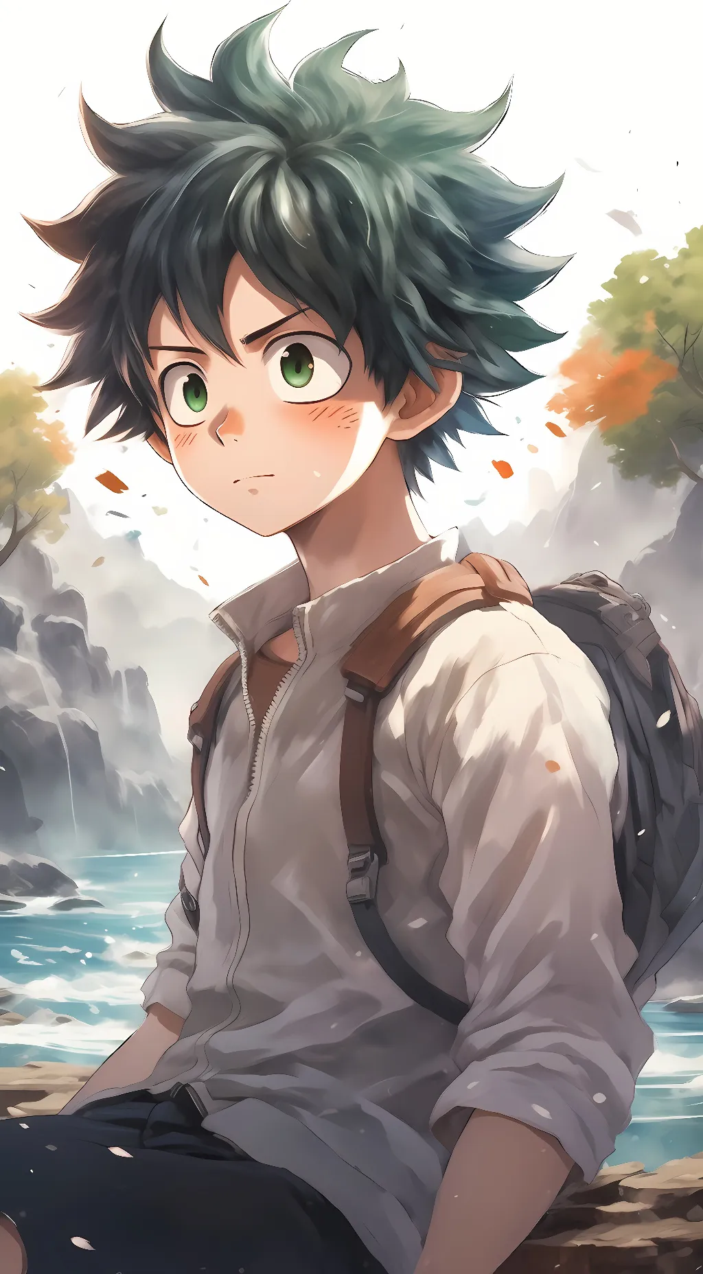 ai character: Deku background