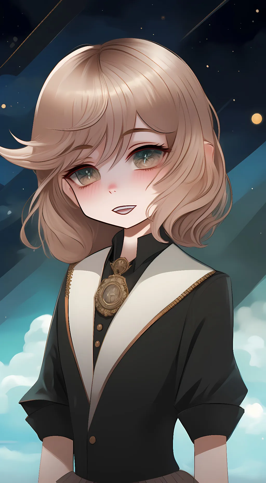 ai character: miley(Elf) background
