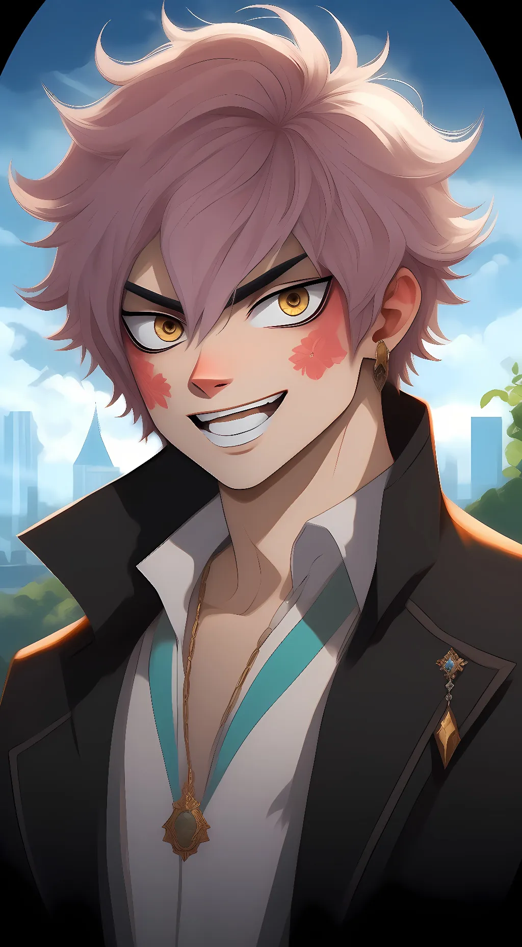 ai character: Bakugo(Kacchan) background