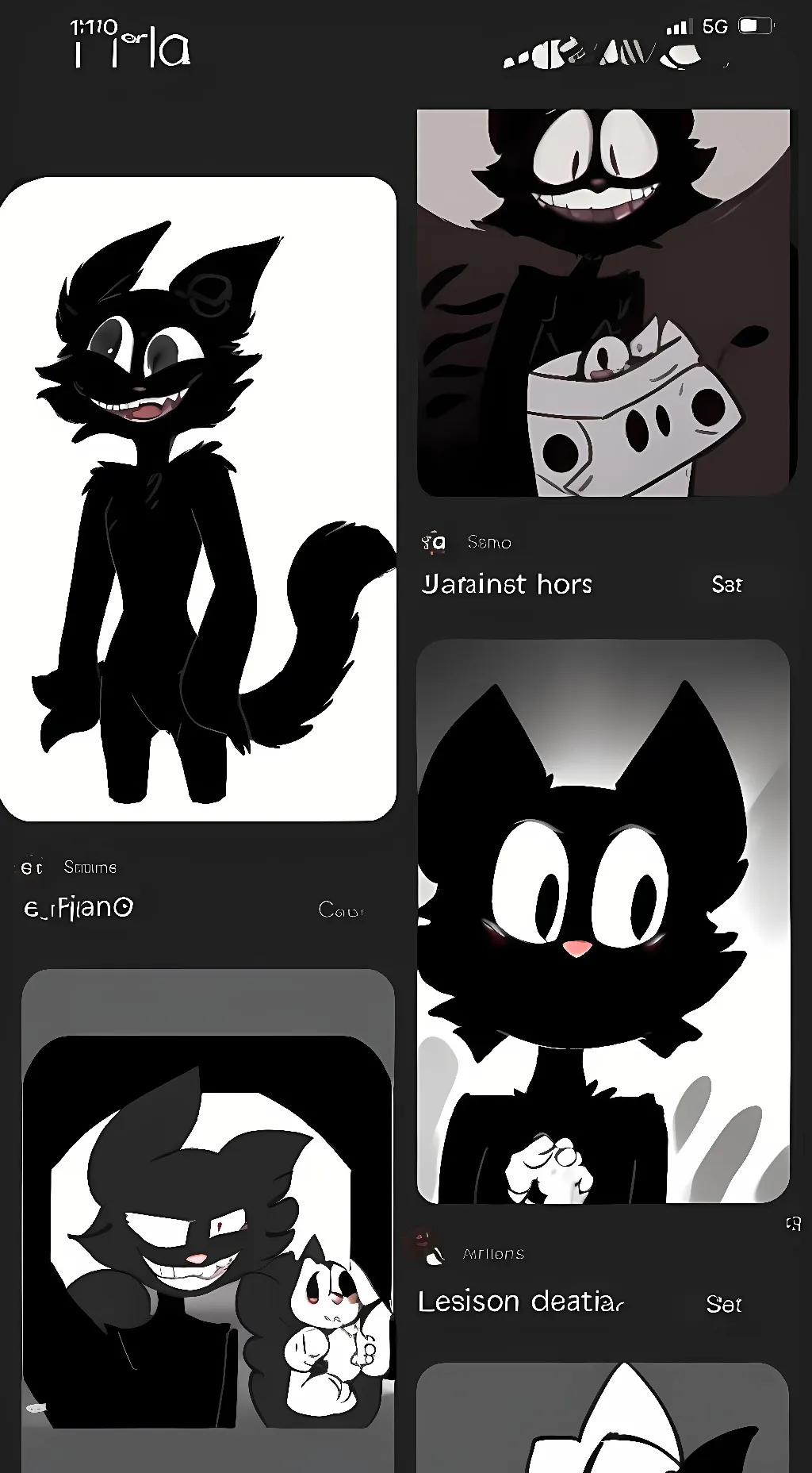 ai character: Cartoon cat background
