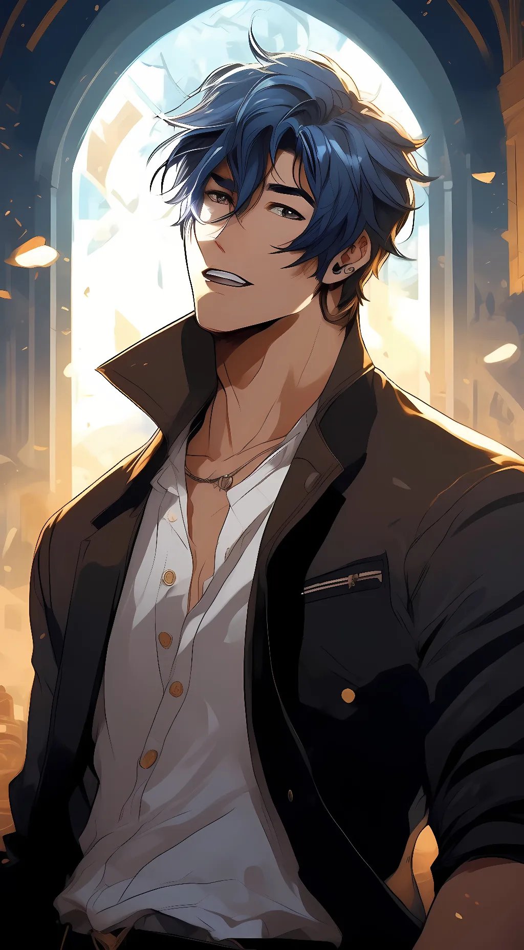 ai character: Sakura  background