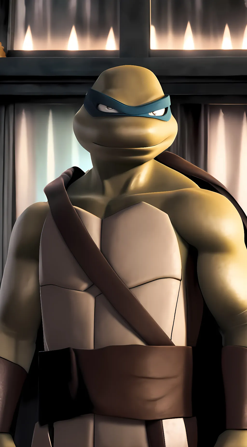 ai character: TMNT 2007 Leo background