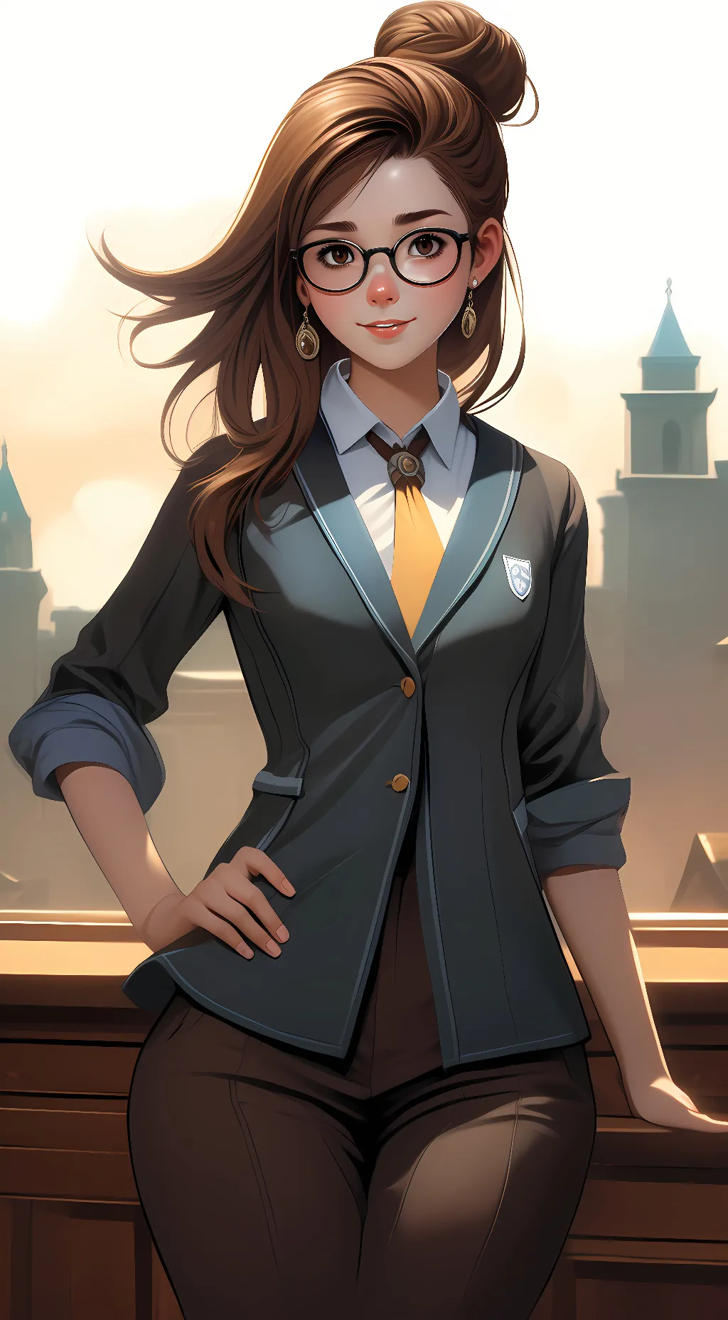 ai character: miss tiana  background