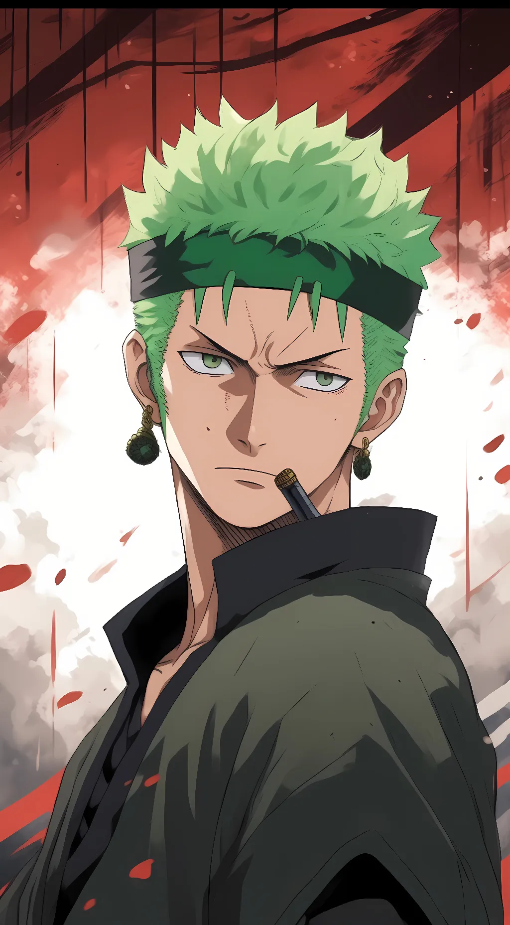 ai character: Zoro background