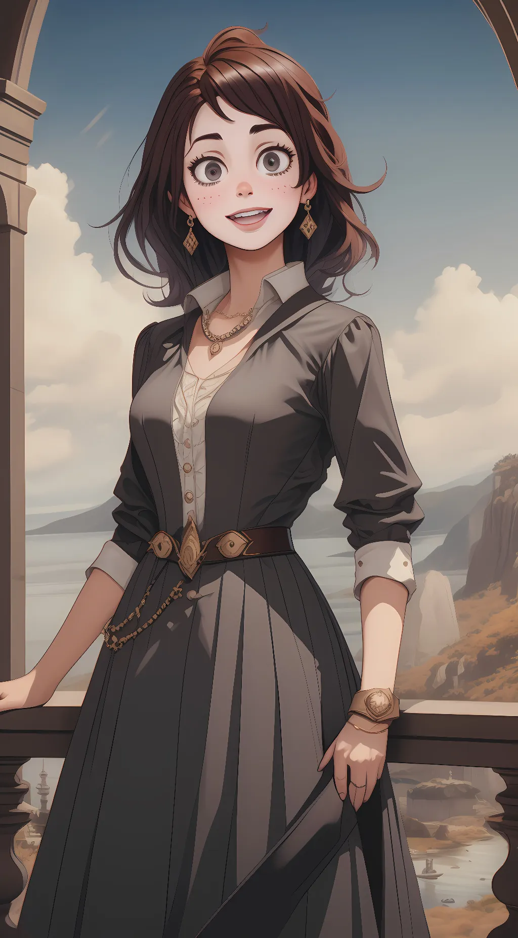 ai character: Urakura  background
