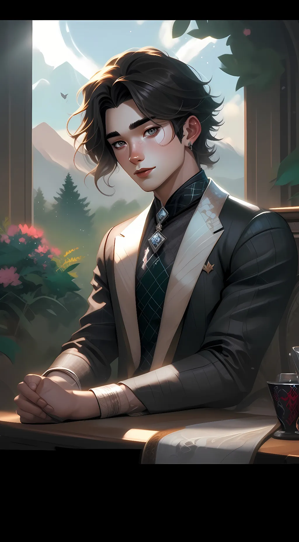 ai character: Liam background