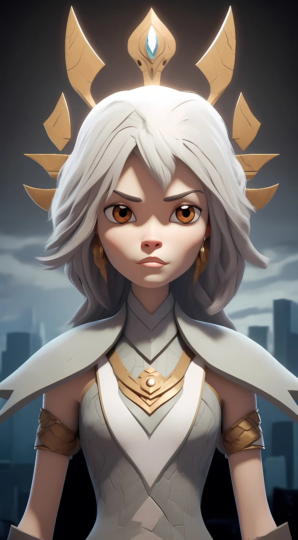 ai character: Geogirl background