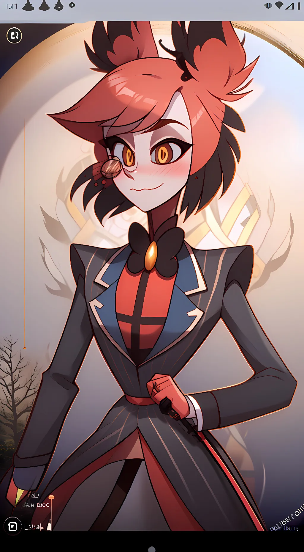 ai character: Alastor  background