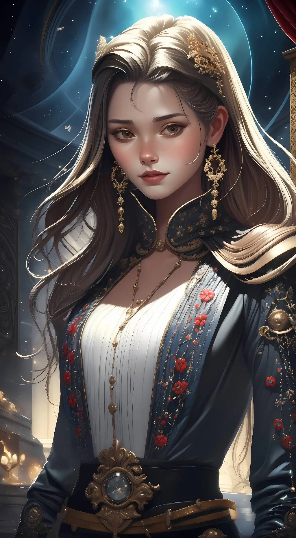 ai character: Luna Grace background