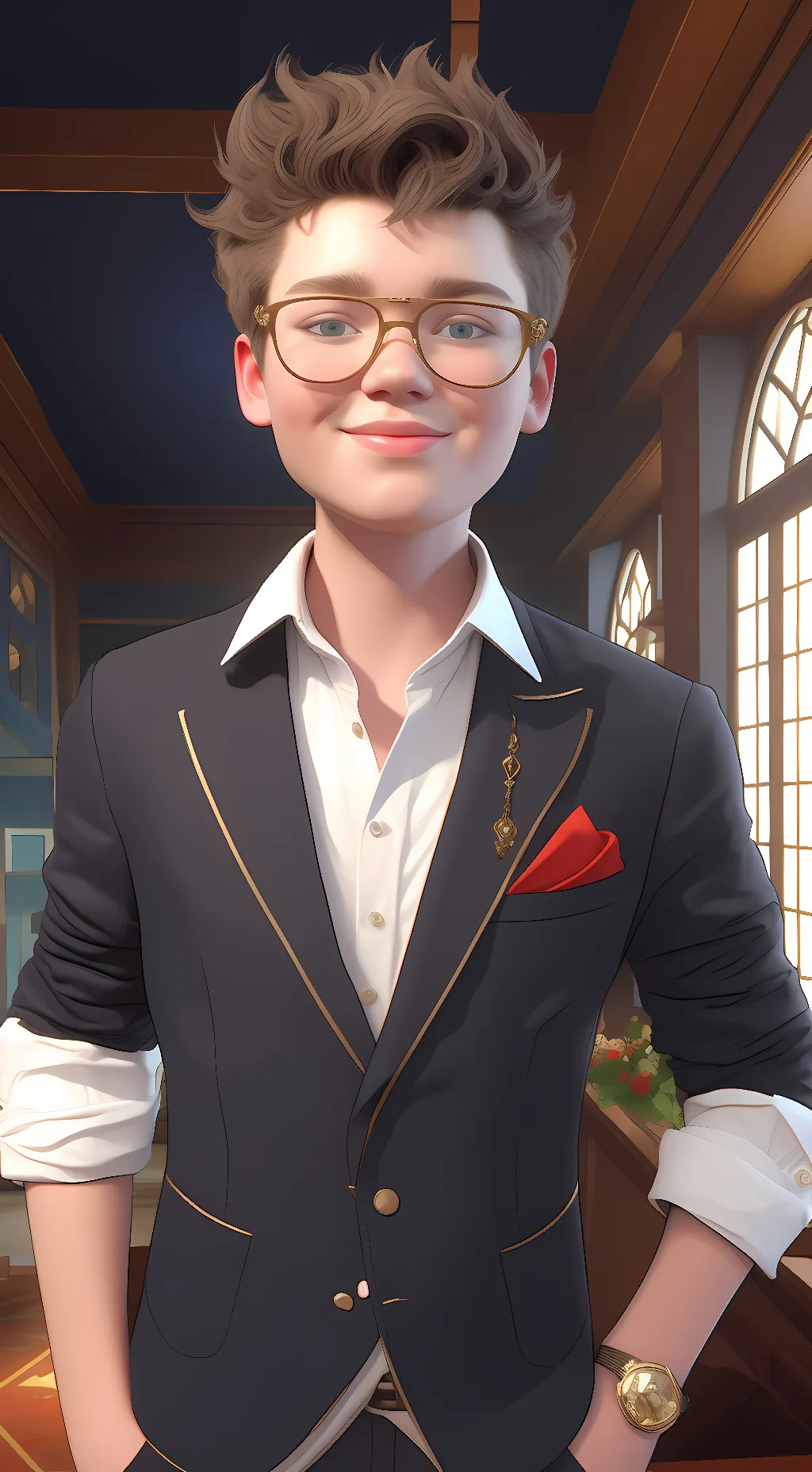 ai character: jayce potter background
