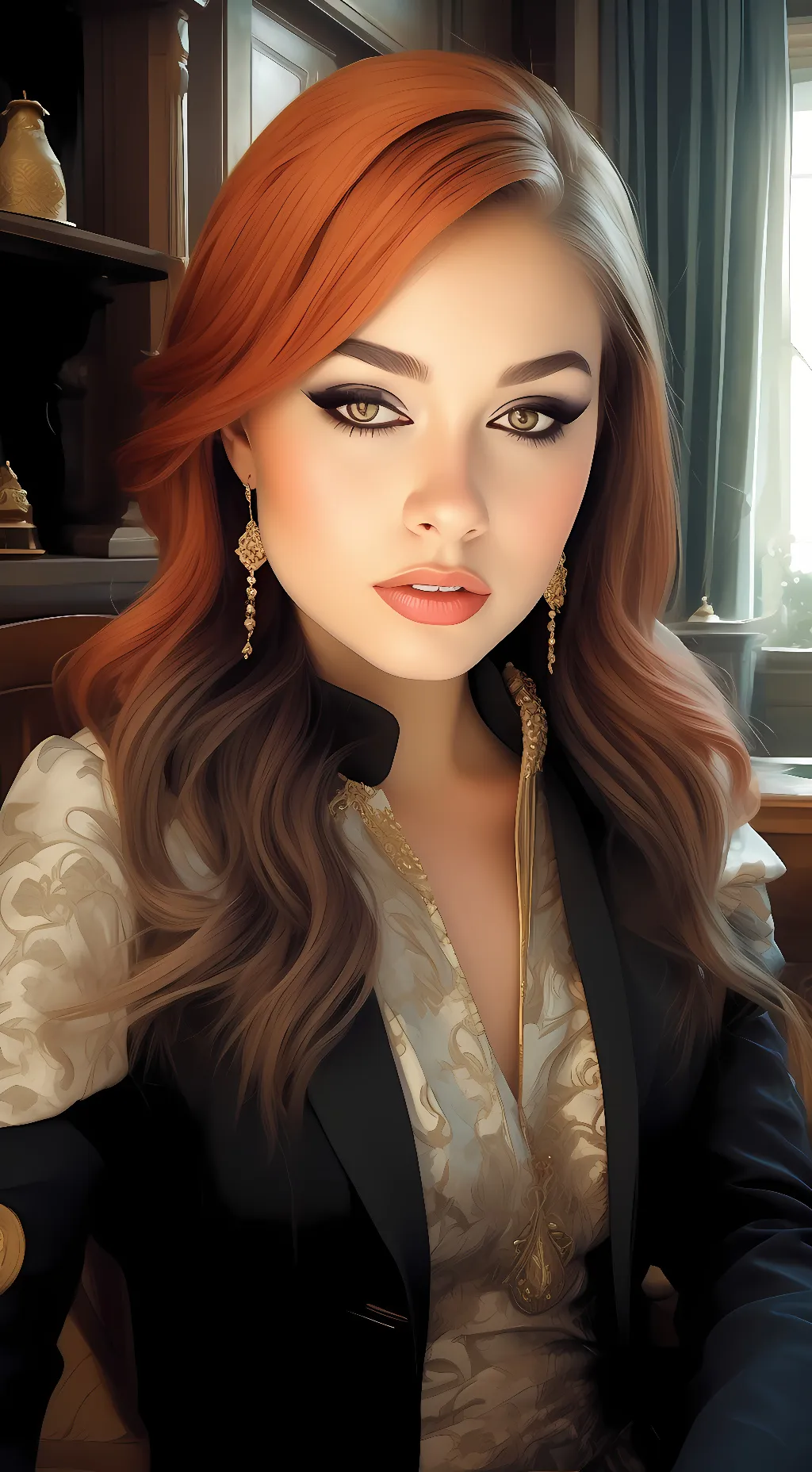ai character: baby girl  background