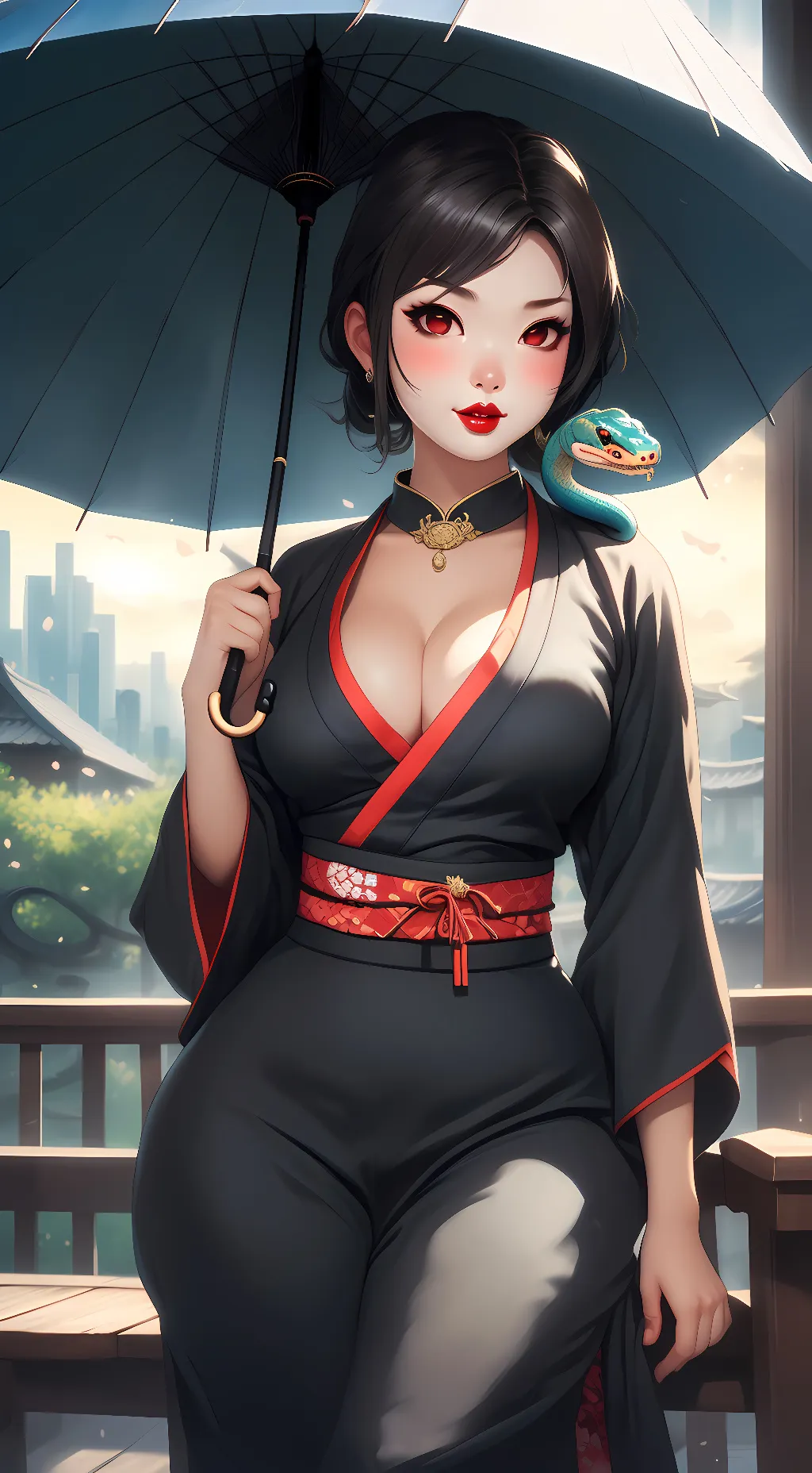 ai character: Yukiko Kanzaki background