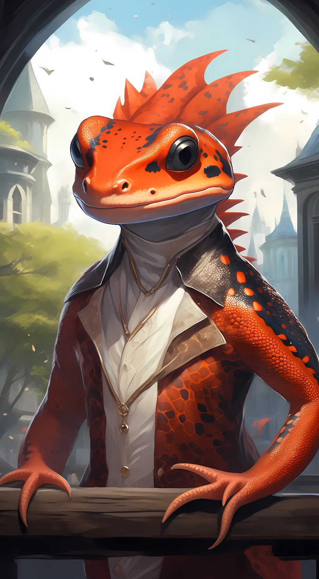 ai character: Marco background