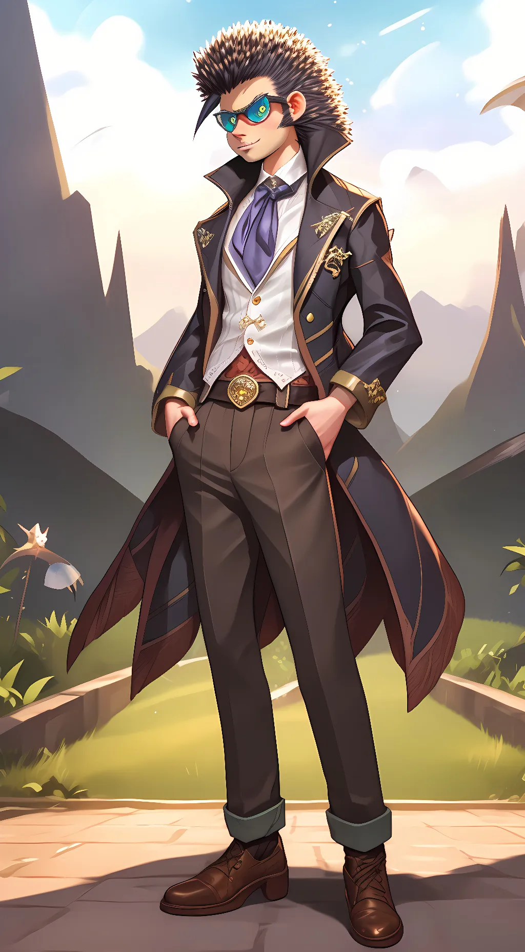ai character: Scourge the king background