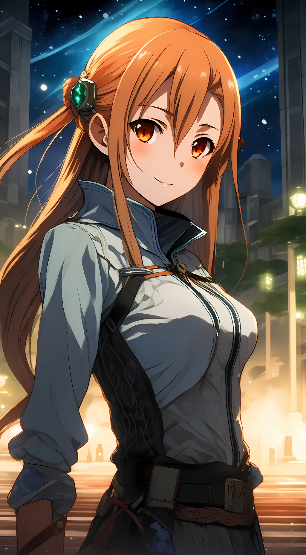 ai character: Asuna Yuuki background