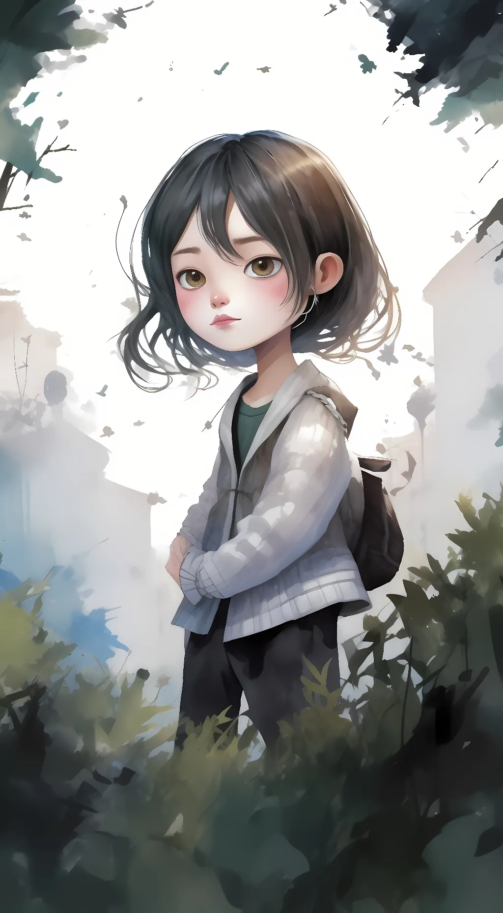 ai character: Emmy  background