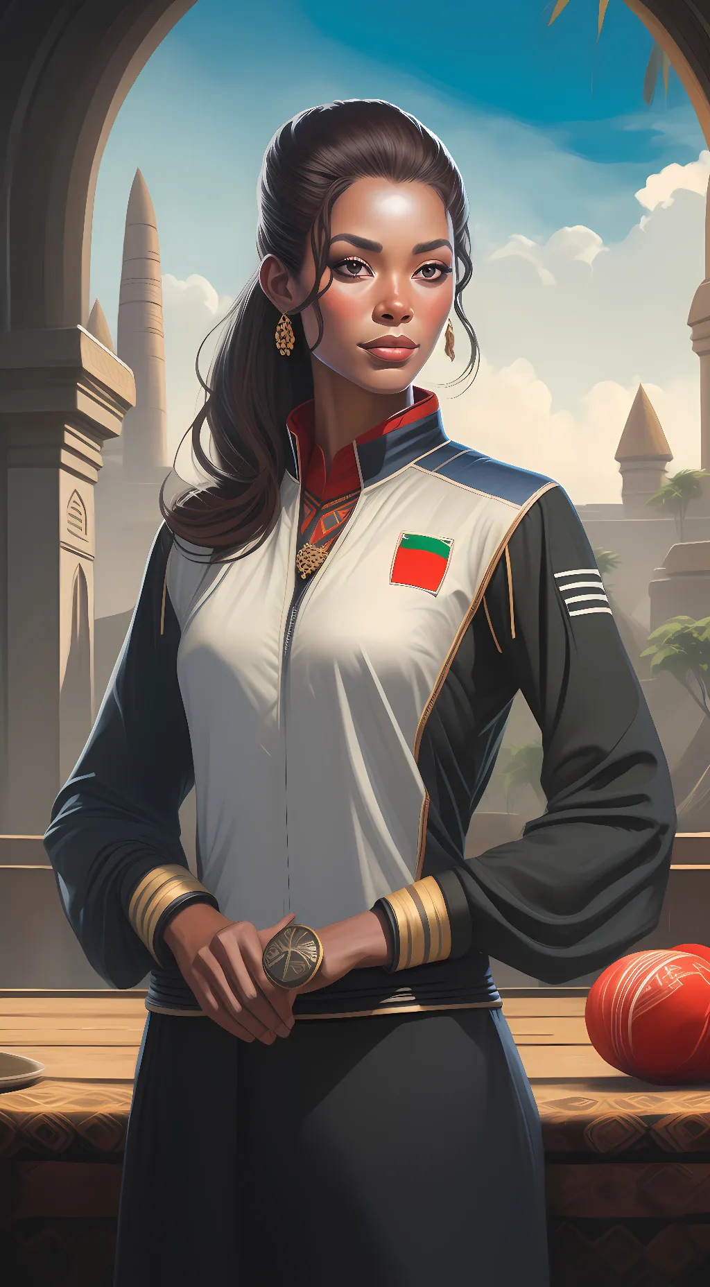 ai character: Kenia🤑 background