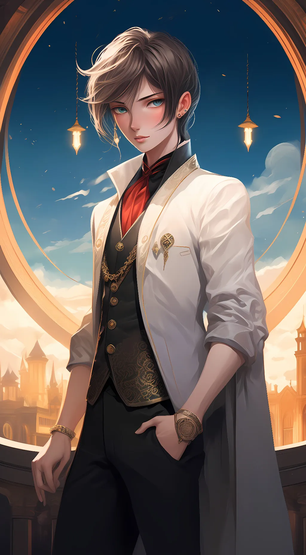 ai character: Max background
