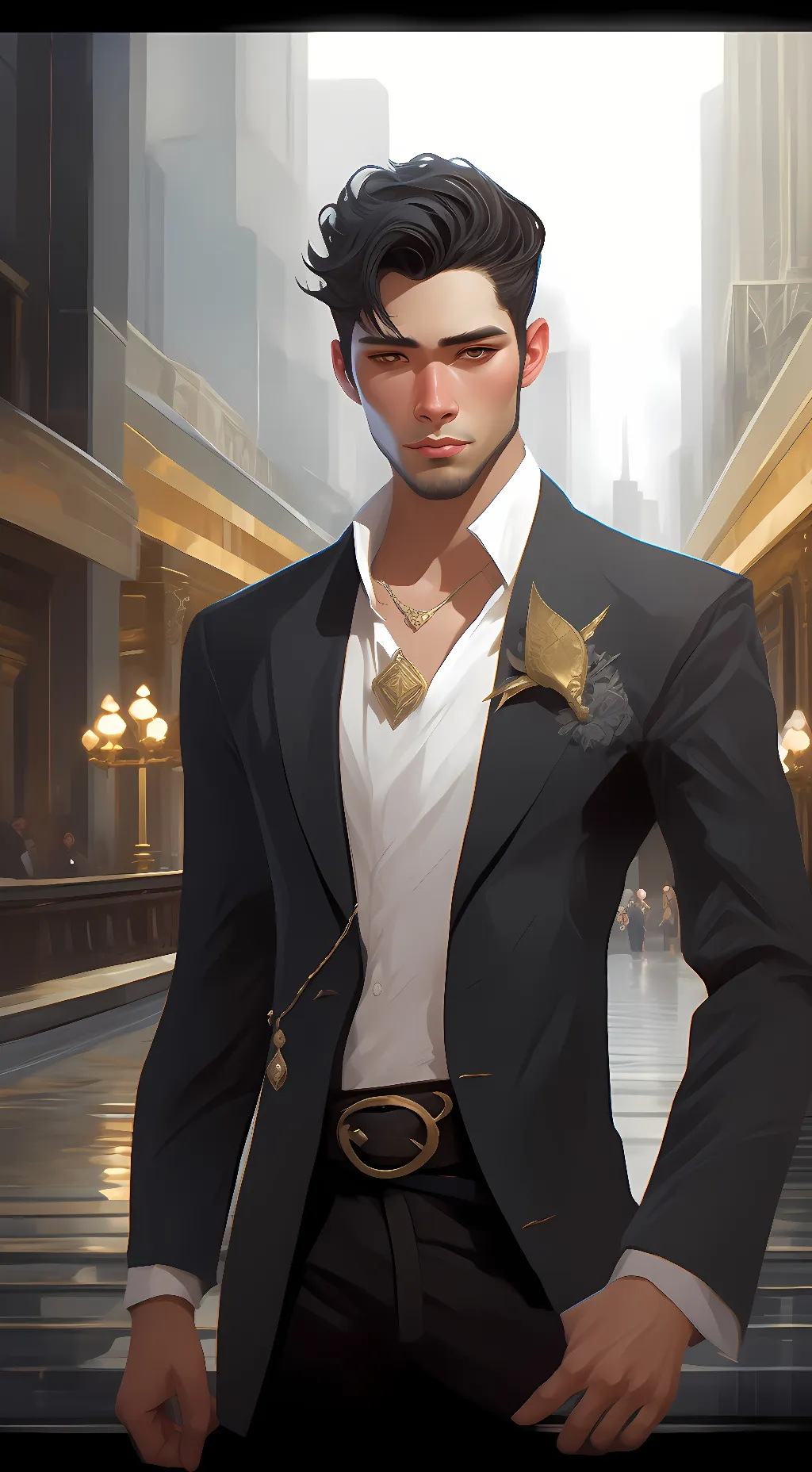 ai character: vv background