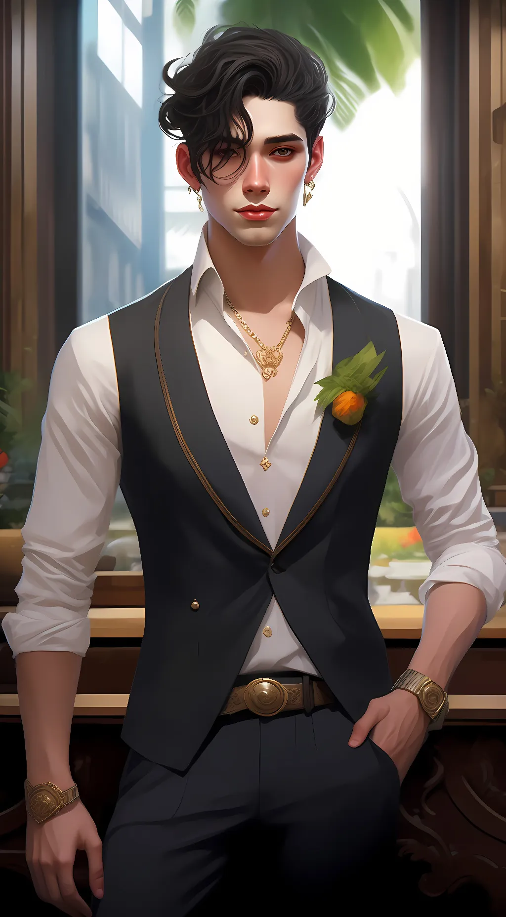 ai character: Benedict background