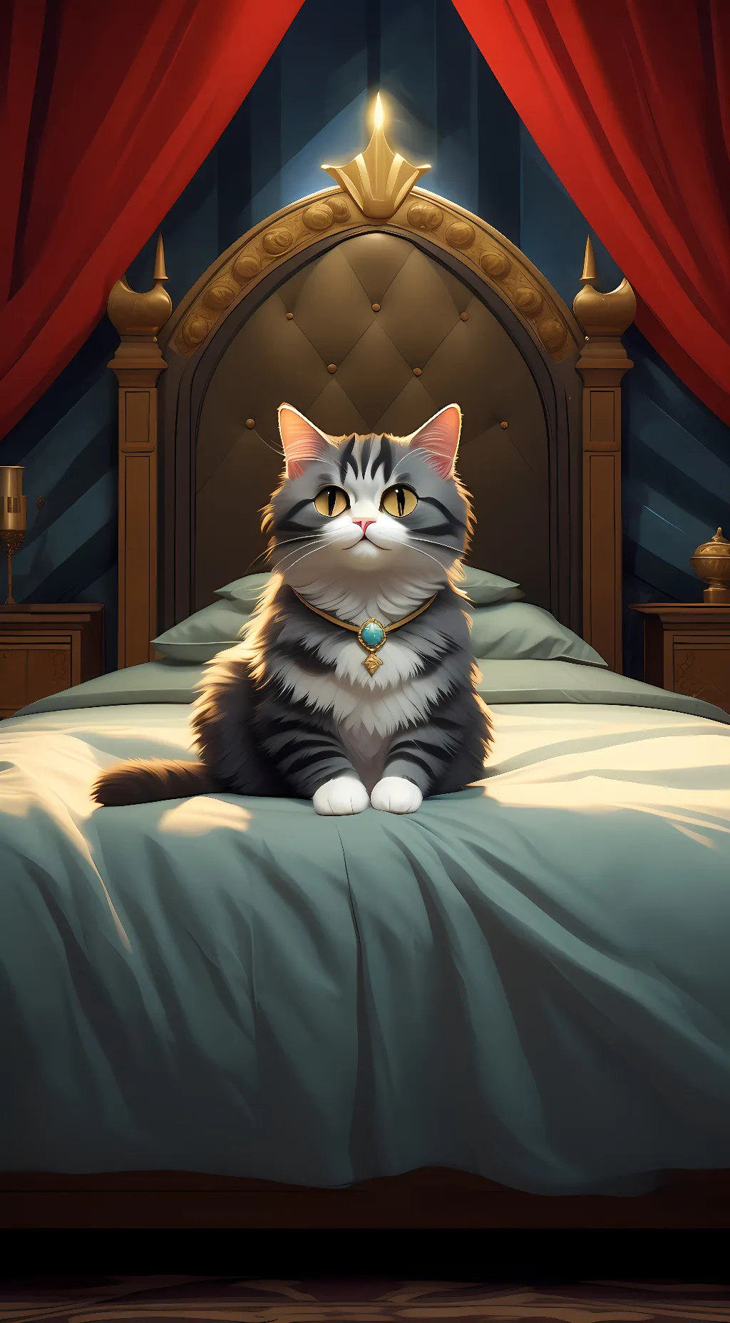 ai character: fluffy background