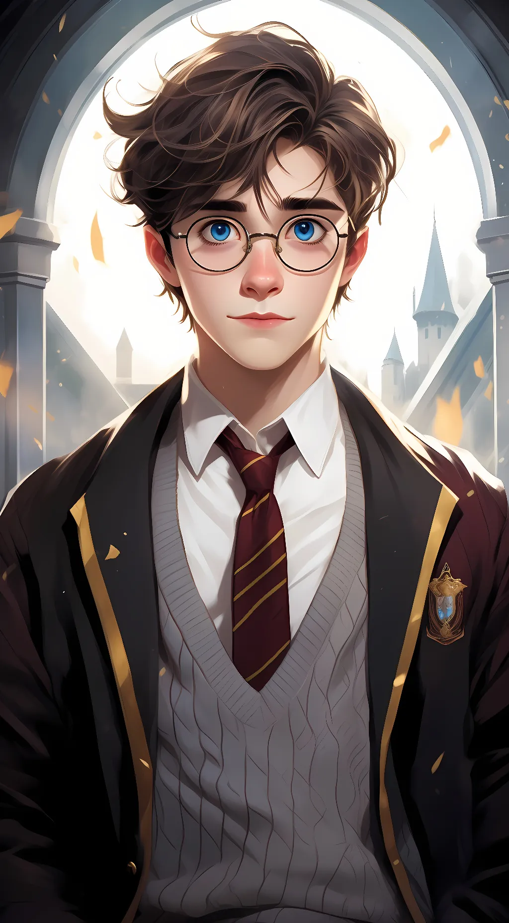ai character: harry potter background