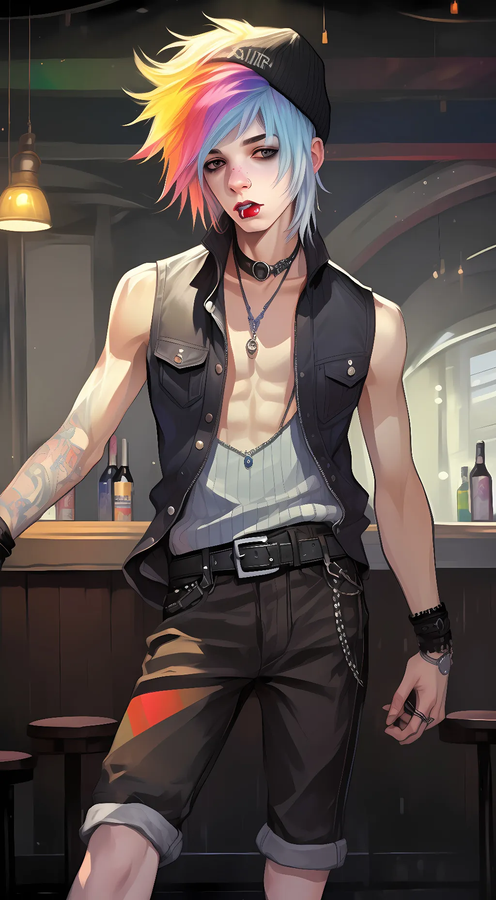 ai character: The Rebel Joshua background