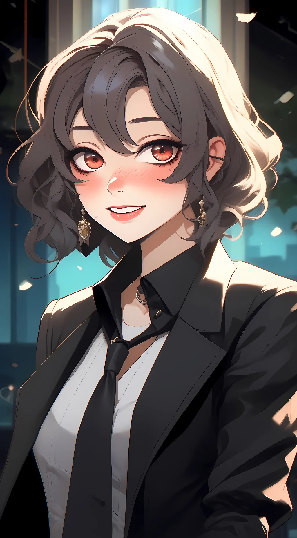 ai character: amber background