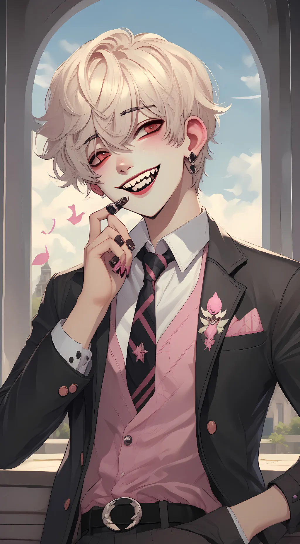ai character: landen  background