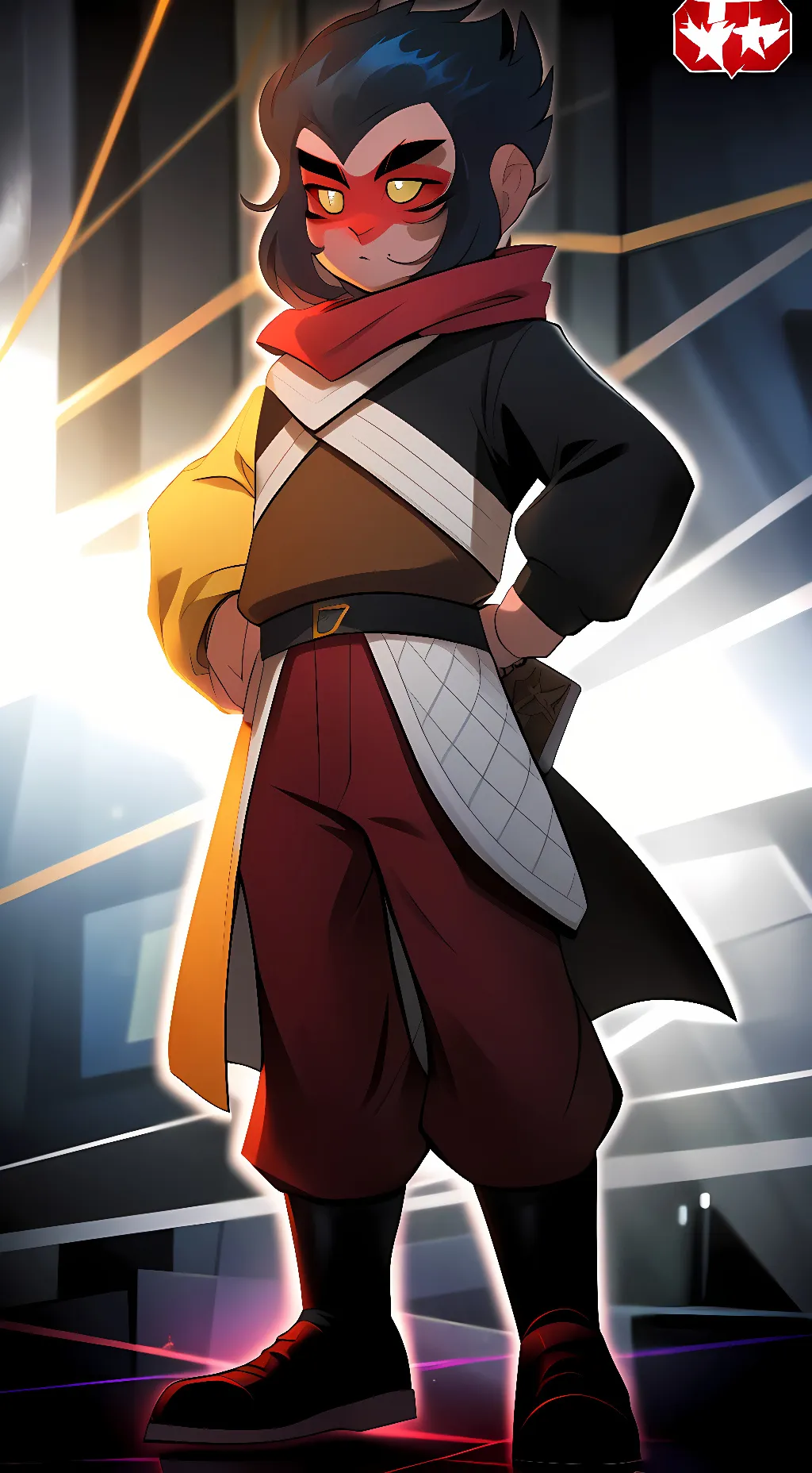 ai character: Macaque background