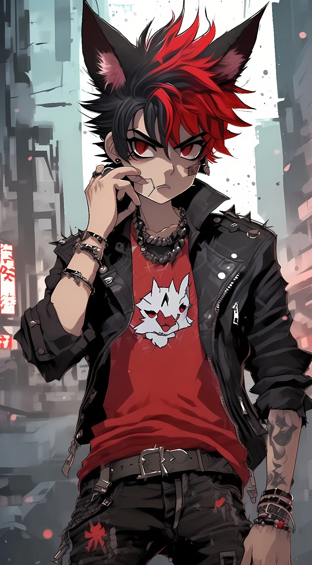 ai character: ☆-Human Shadow-☆ background