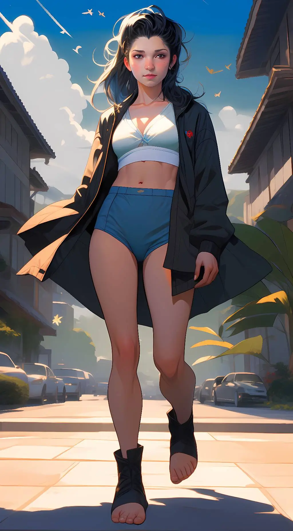 ai character: Sara  background