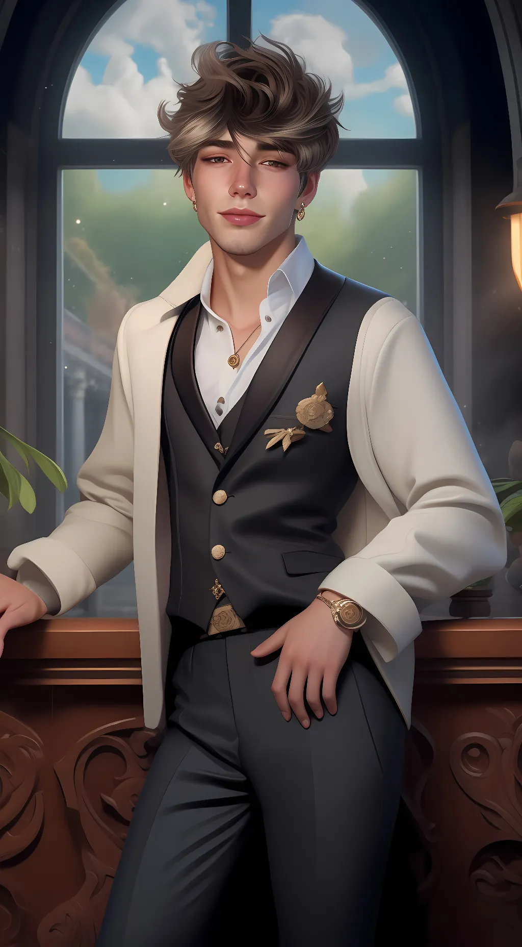 ai character: Deathly Williow background